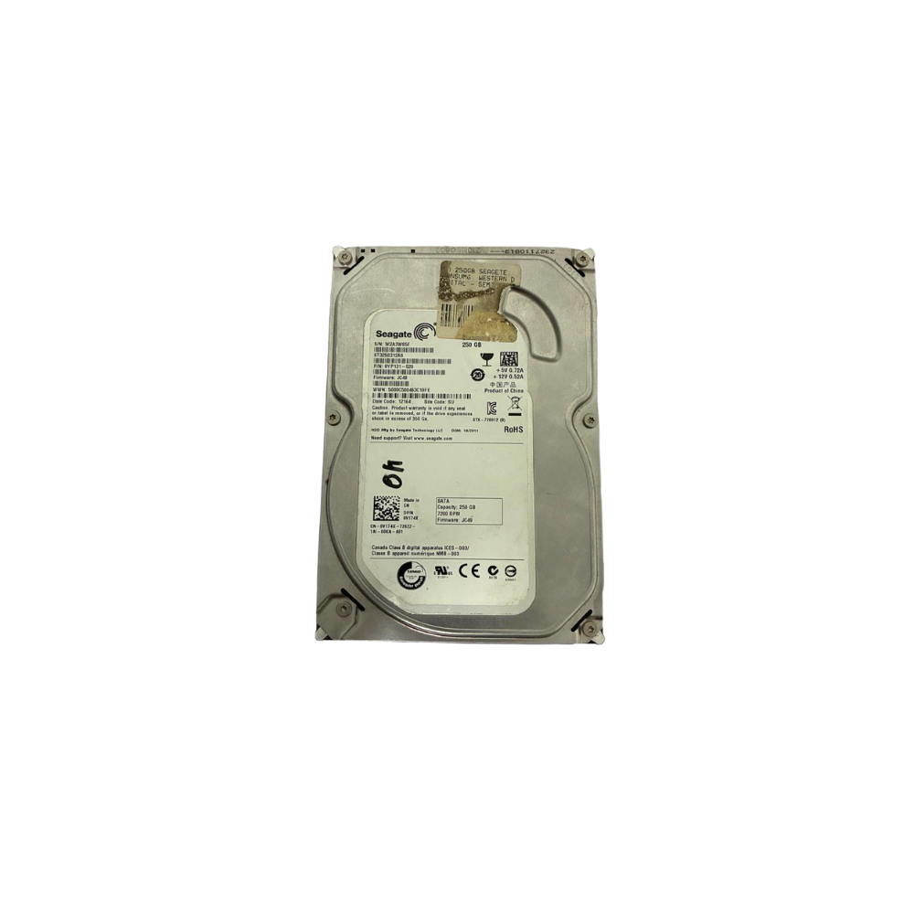 HD 250GB Seagate, SATA, 8MB, 7200RPM - Usado usado