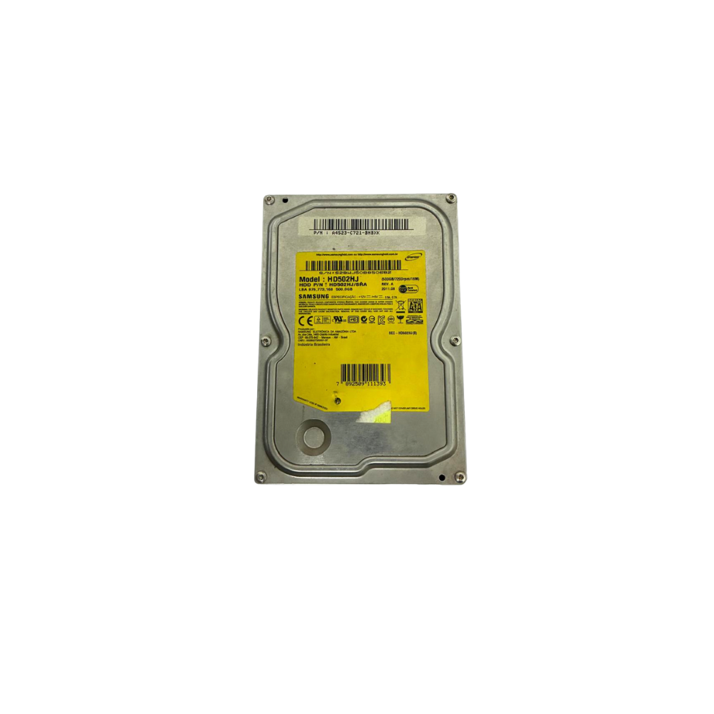 HD 500GB Samsung, SATA, 16MB, 7200RPM - Usado usado