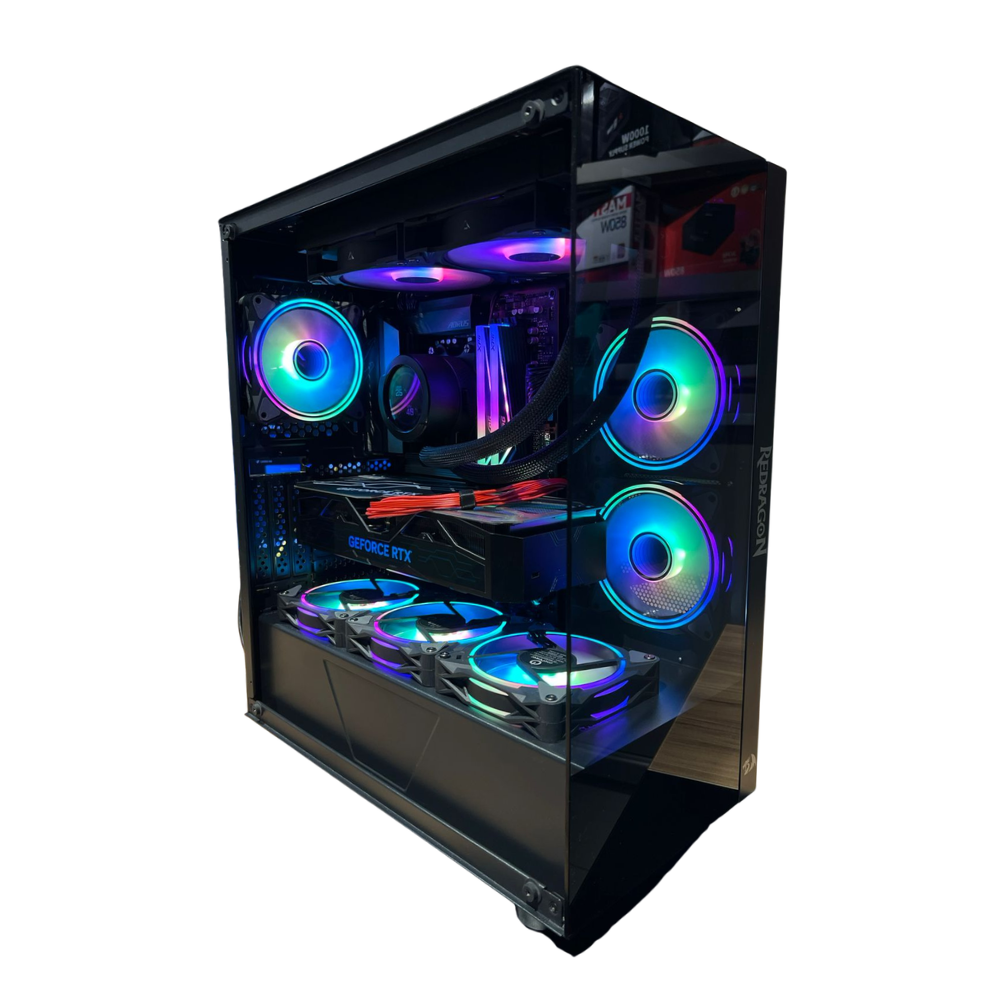 PC Gamer AMD Ryzen 7 9800x3D, 32GB DDR5, 1TB, RTX 4070 Ti Super Galax usado