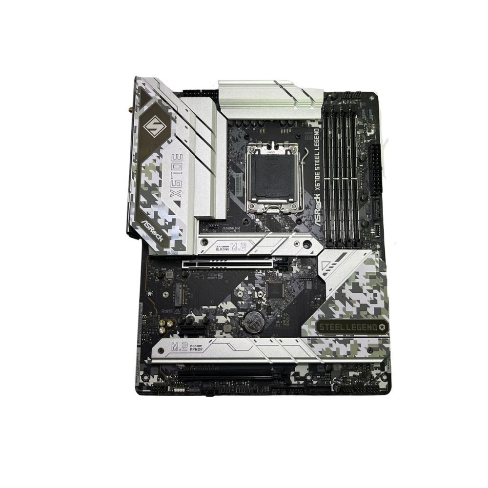 Placa Mãe ASRock X670 Steel Legend, DDR5, AM5, HDMI e Displayport - Usada usado