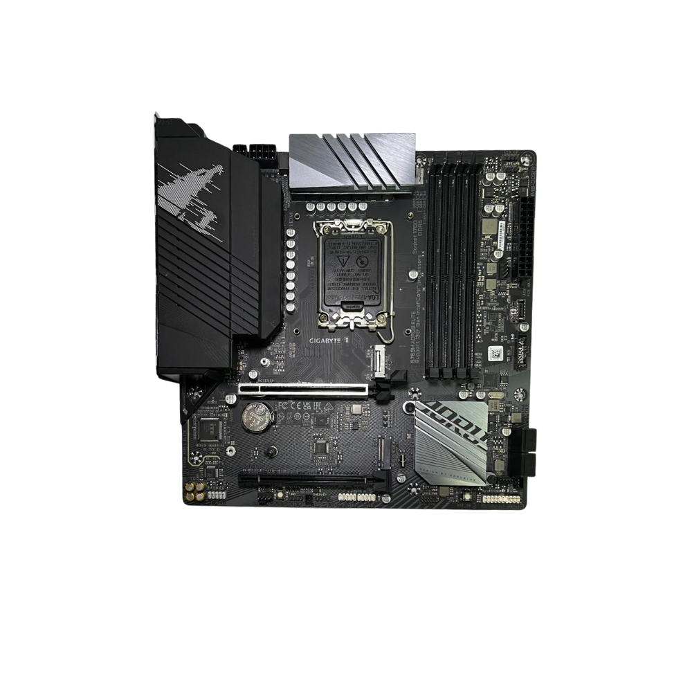 Placa Mãe Gigabyte B760M Aorus Elite, DDR5, LGA1700, mATX, HDMI e Displayport - B760MAORUSELITE usado