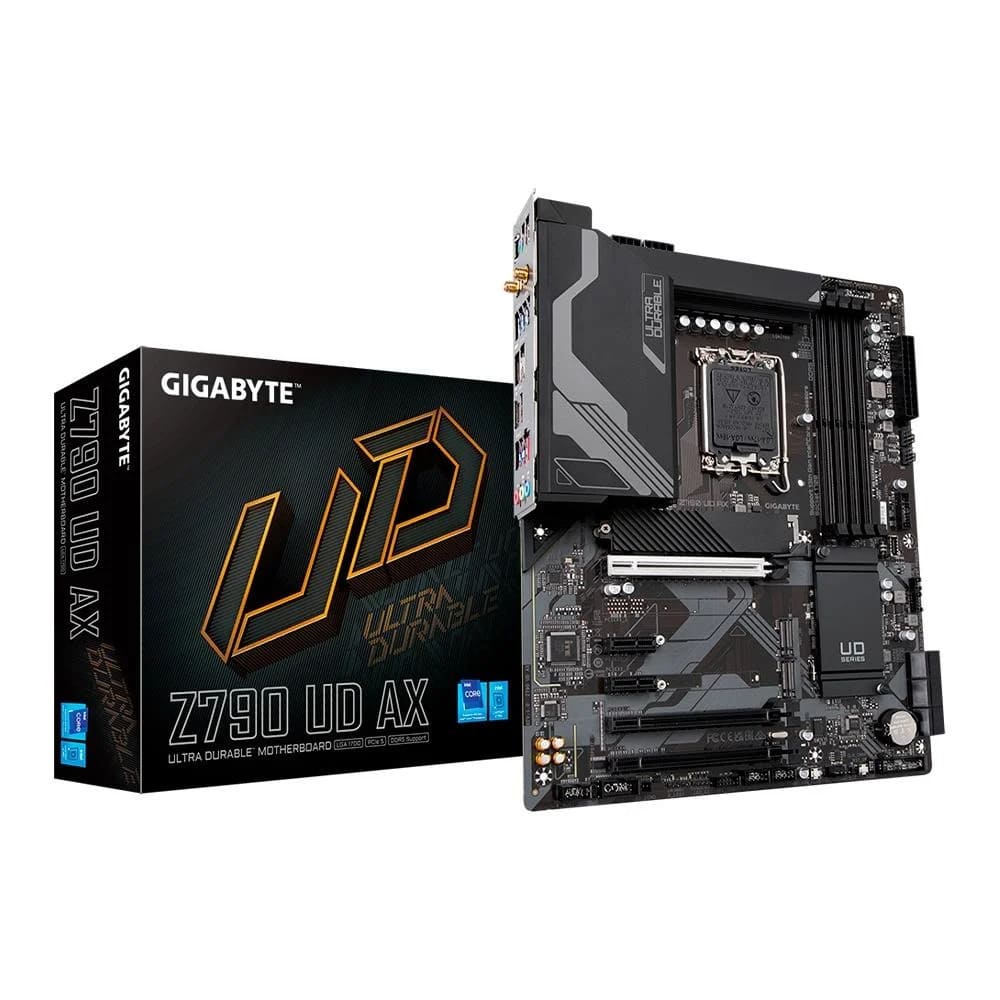 Placa Mãe Gigabyte Z790 UD AX, Intel LGA 1700, ATX, DDR5, Wi-Fi, Bluetooth, HDMI e DisplayPort - Z790 UD AX​