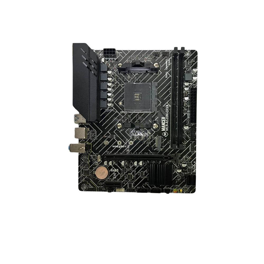 Placa Mãe Mancer A520M-DXV4, DDR4, AM4, HDMI - Usada