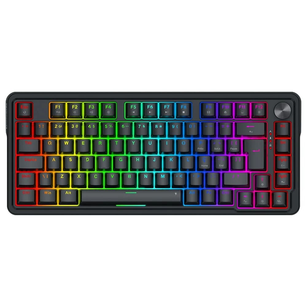 Teclado Gamer Redragon Ucal Magnetic, RGB, Wired, 8000Hz, 75%, Preto - K673RGB-M